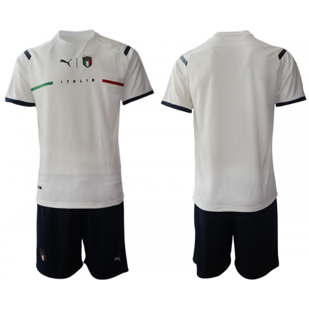 Men's Italy National Team Custom Away Soccer Jersey Suit