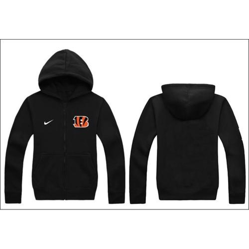 Nike Cincinnati Bengals Authentic Logo Hoodie Black