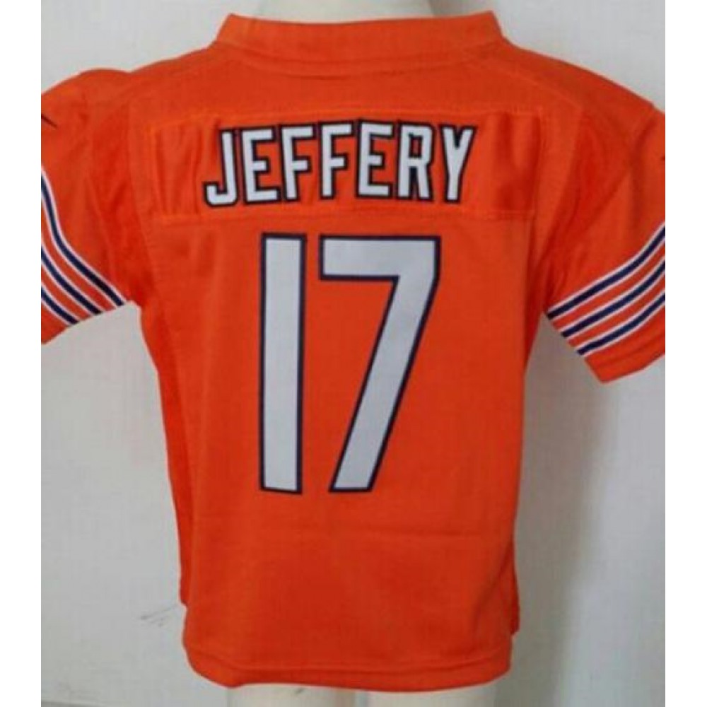 Toddler Nike Bears #17 Alshon Jeffery Orange Alternate Stitched NFL Elite Jersey