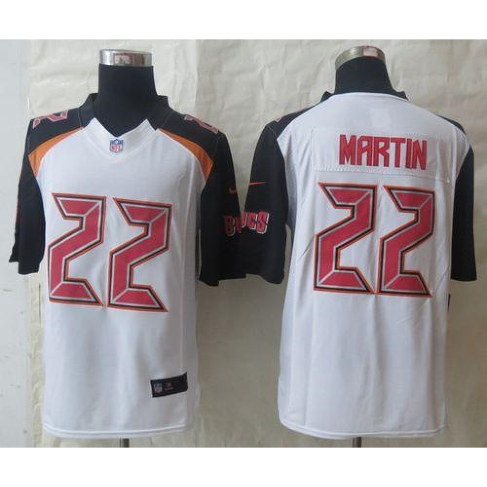 Nike Buccaneers #22 Doug Martin White Men's Stitched NFL New Limited Jersey