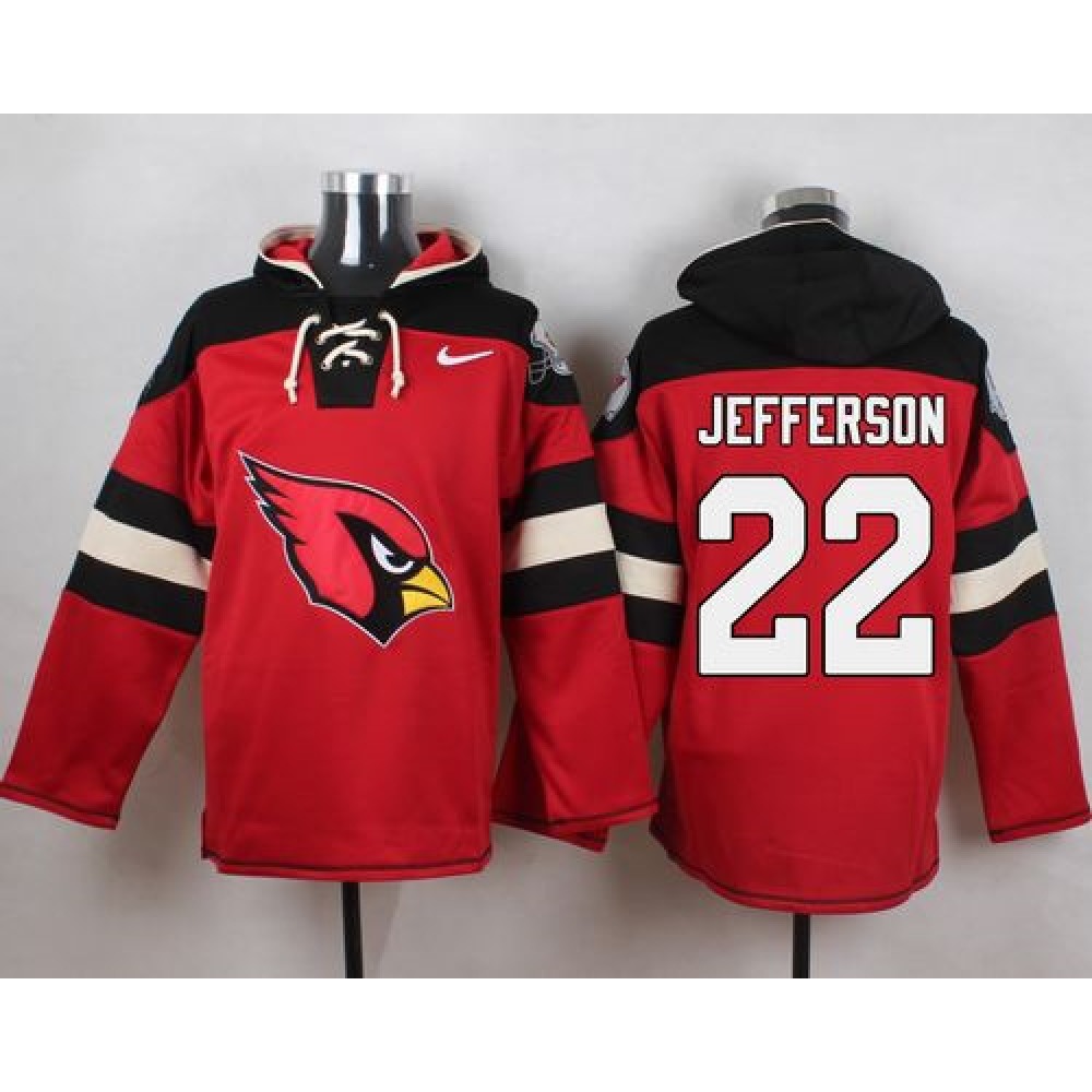 Nike Cardinals #22 Tony Jefferson Red Player Pullover NFL Hoodie