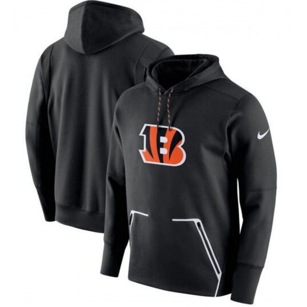 Men's Nike Cincinnati Bengals Black Champ Drive Vapor Speed Pullover Hoodie