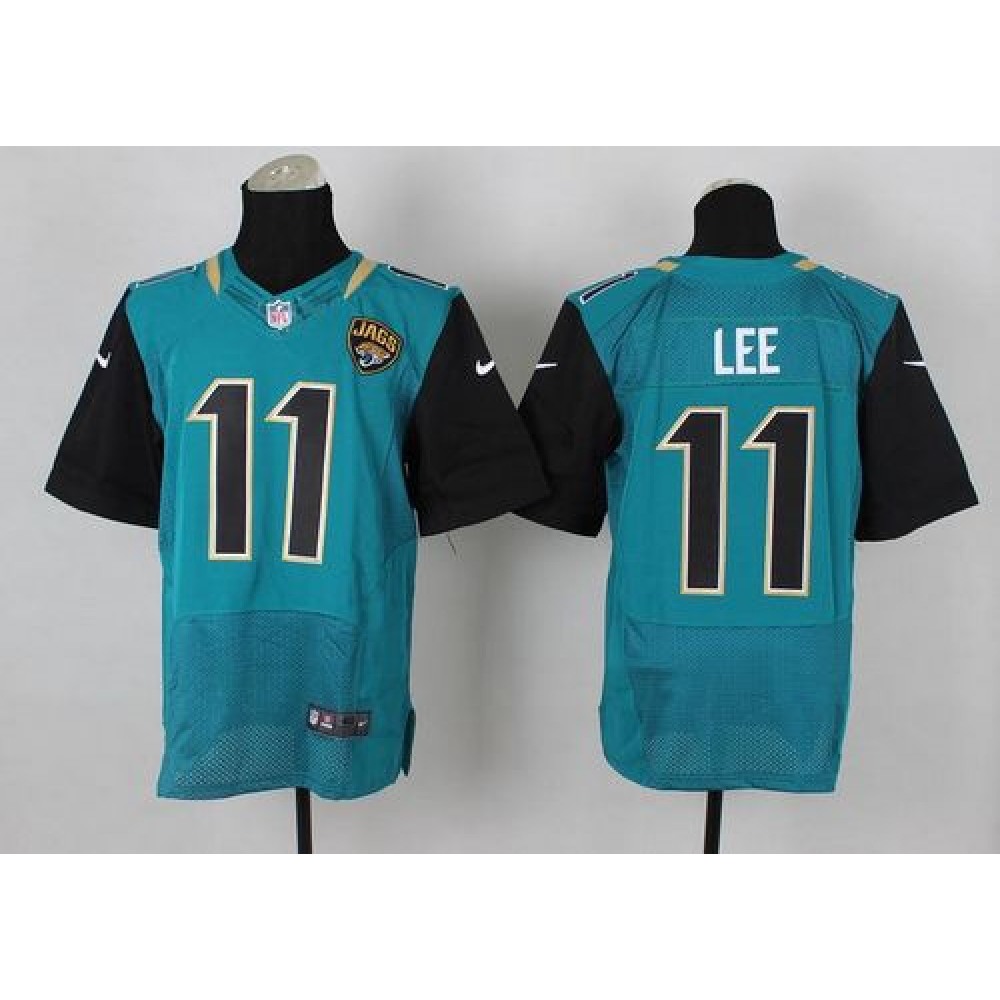 Nike Jaguars #11 Marqise Lee Teal Green Team Color Men's Stitched NFL Elite Jersey