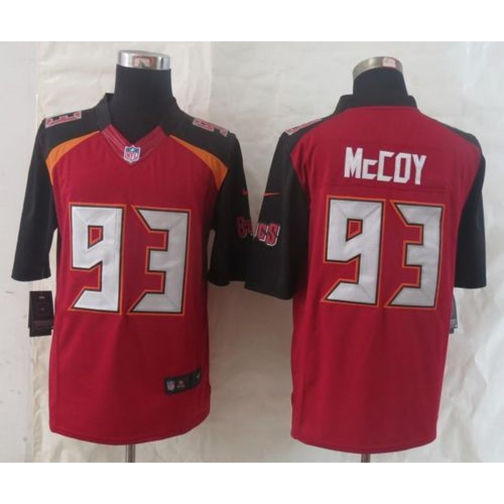Nike Buccaneers #93 Gerald McCoy Red Team Color Men's Stitched NFL New Limited Jersey