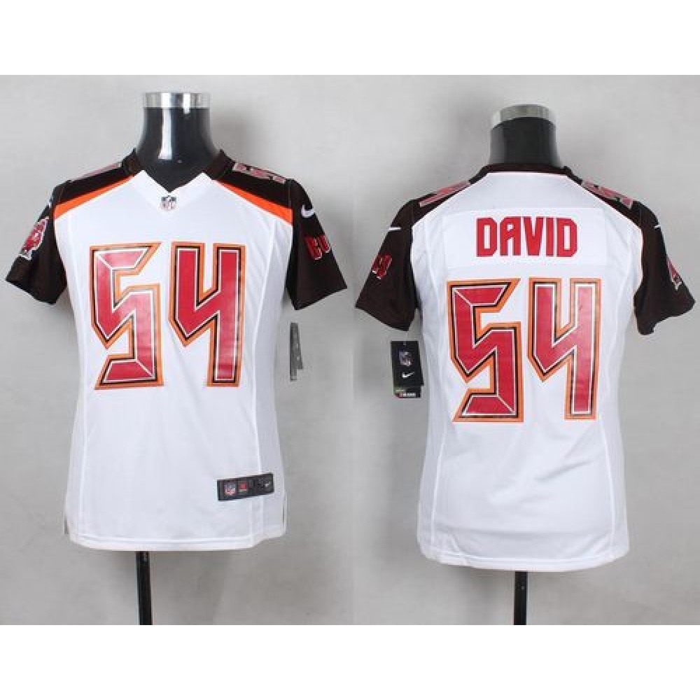 Nike Buccaneers #54 Lavonte David White Youth Stitched NFL New Elite Jersey