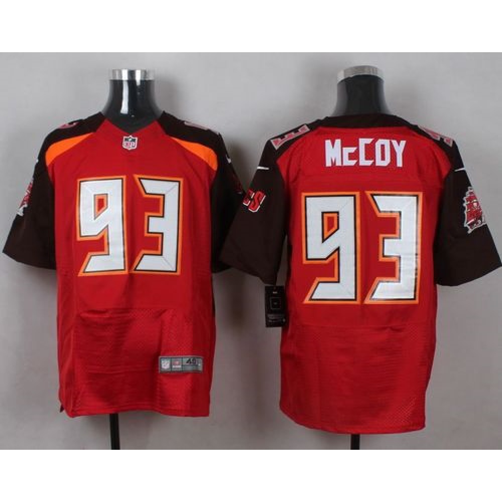 Nike Buccaneers #93 Gerald McCoy Red Team Color Men's Stitched NFL New Elite Jersey