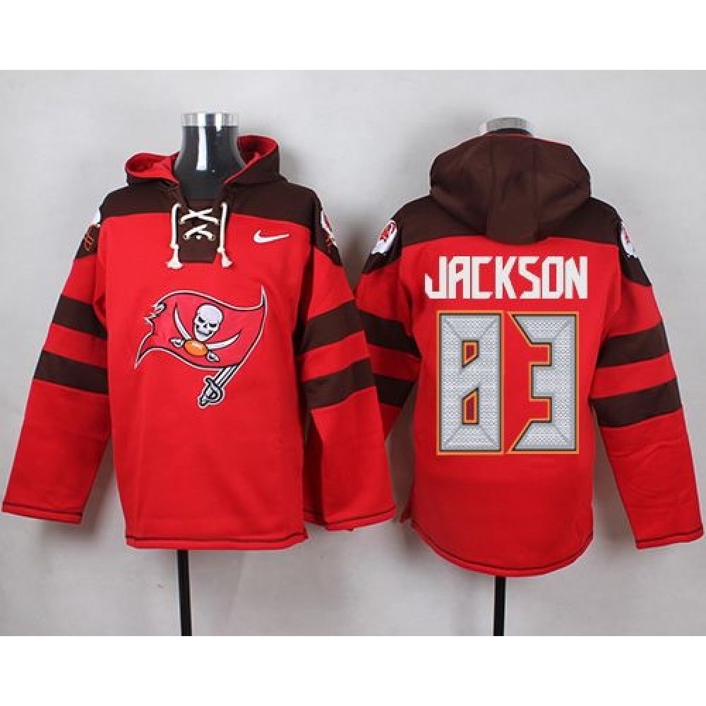 Nike Buccaneers #83 Vincent Jackson Red Player Pullover NFL Hoodie