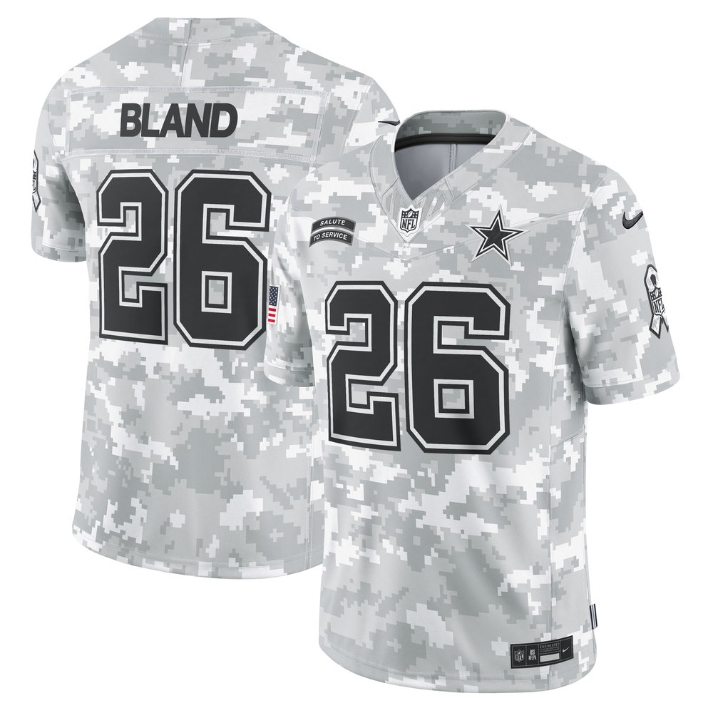 Men's Dallas Cowboys DaRon Bland Nike Arctic Camo 2024 Salute to Service Limited Jersey