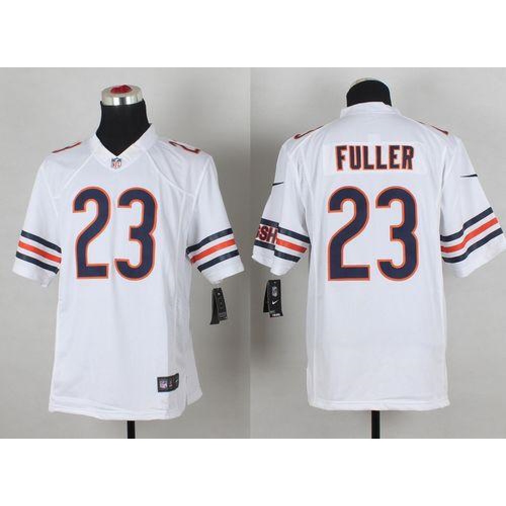 Nike Bears #23 Kyle Fuller White Men's Stitched NFL Limited Jersey