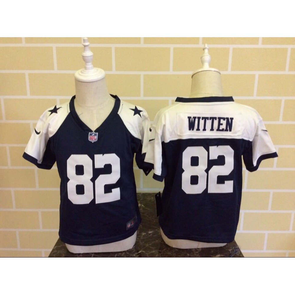 Toddler Nike Dallas Cowboys #82 Jason Witten Blue Thanksgiving Stitched NFL Jersey