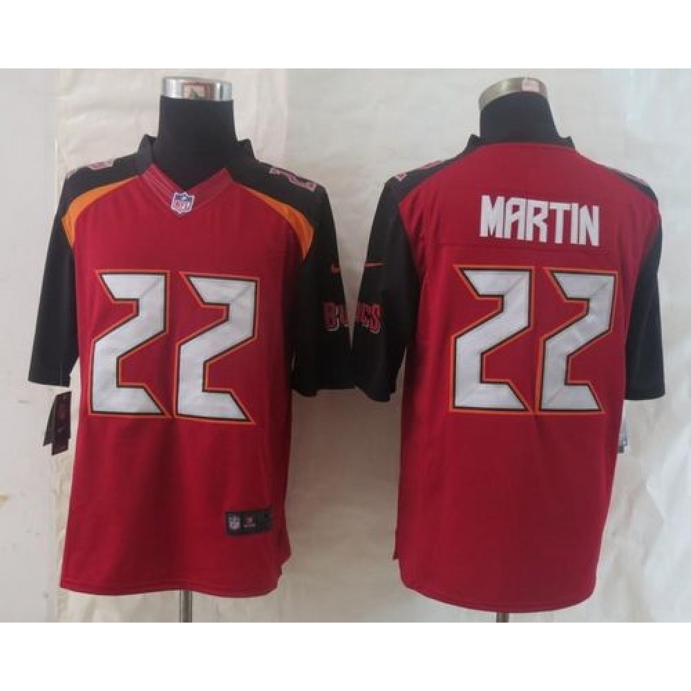 Nike Buccaneers #22 Doug Martin Red Team Color Men's Stitched NFL New Limited Jersey