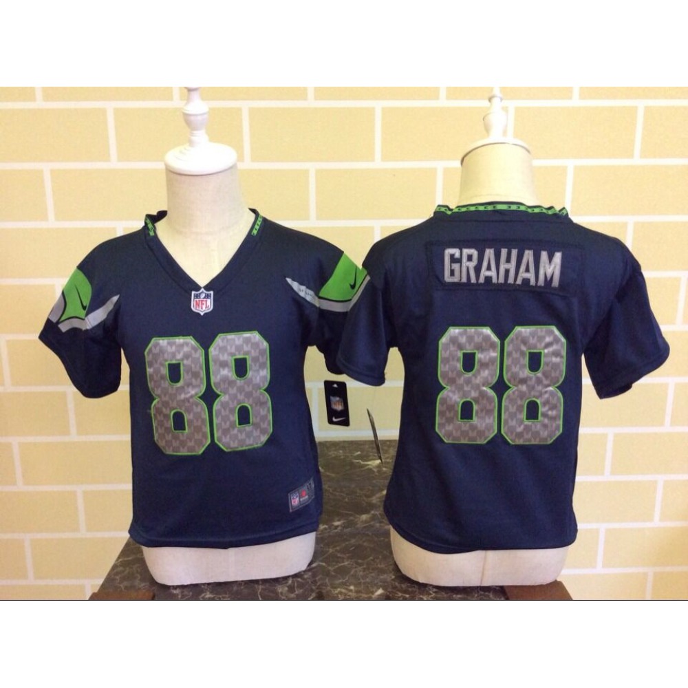 Toddler Nike Seattle Seahawks #88 Jimmy Graham Navy Blue Stitched NFL Jersey