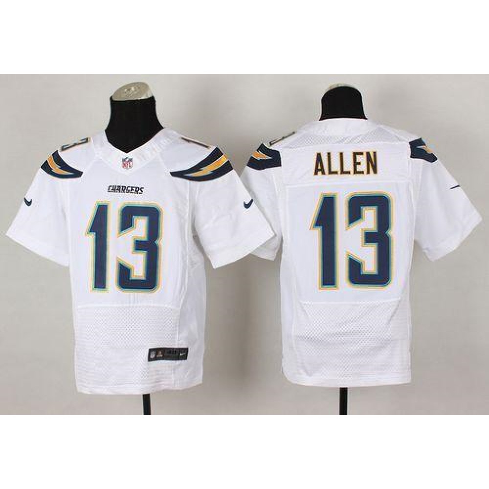 Nike Chargers #13 Keenan Allen White Men's Stitched NFL New Elite Jersey