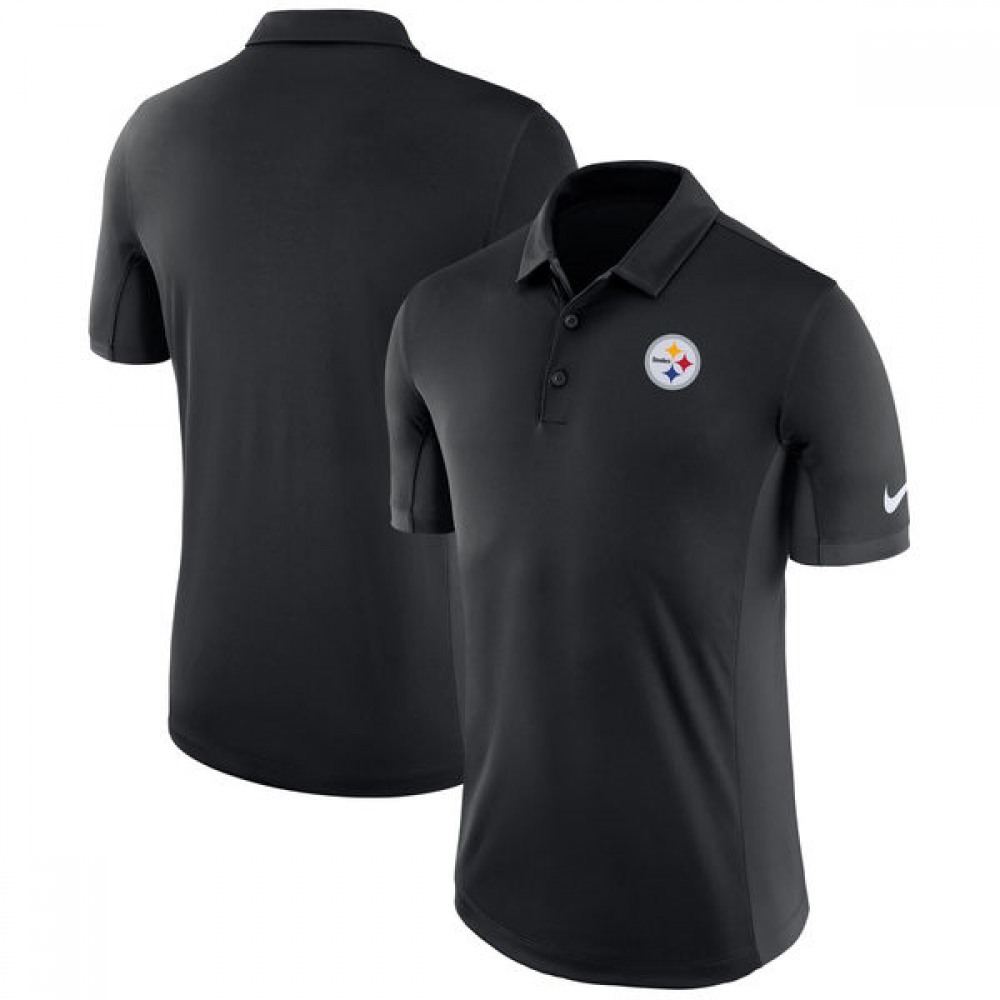 Men's Pittsburgh Steelers Nike Black Evergreen Polo