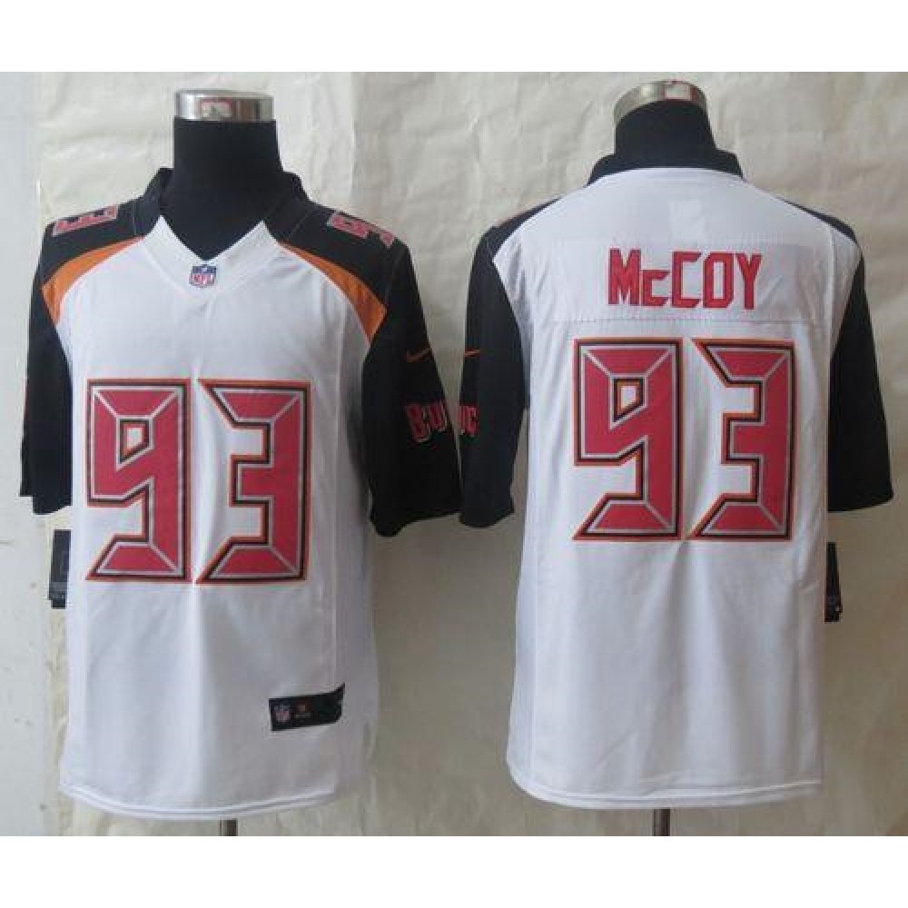Nike Buccaneers #93 Gerald McCoy White Men's Stitched NFL New Limited Jersey