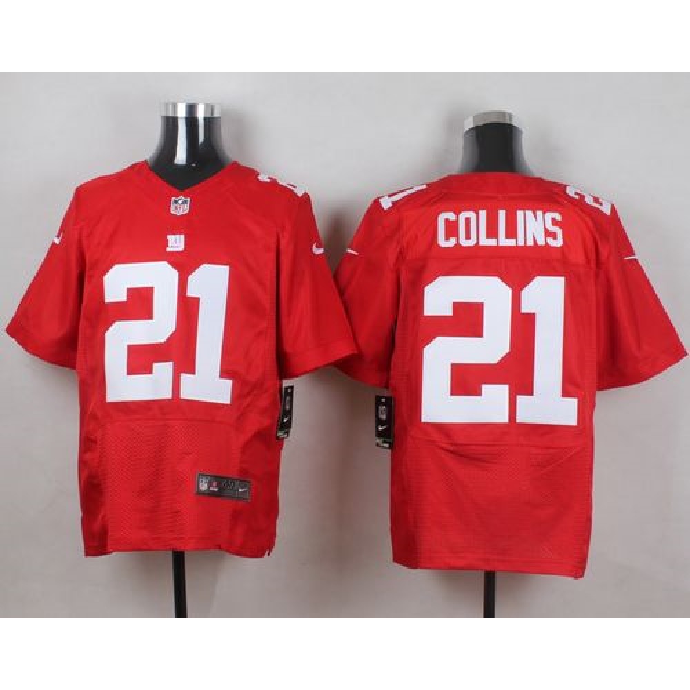 Nike Giants #21 Landon Collins Red Alternate Men's Stitched NFL Elite Jersey