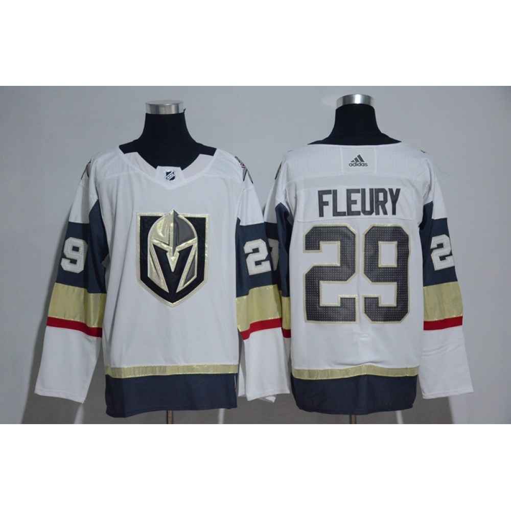 Men's Vegas Golden Knights #29 Marc-Andre Fleury White Adidas Stitched NHL Jersey