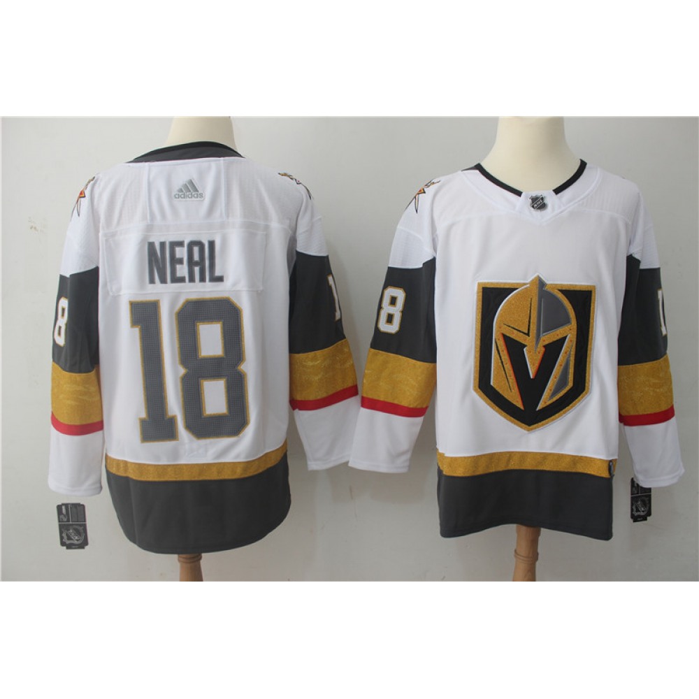 Men's Adidas Vegas Golden Knights #18 James Neal White Stitched NHL Jersey