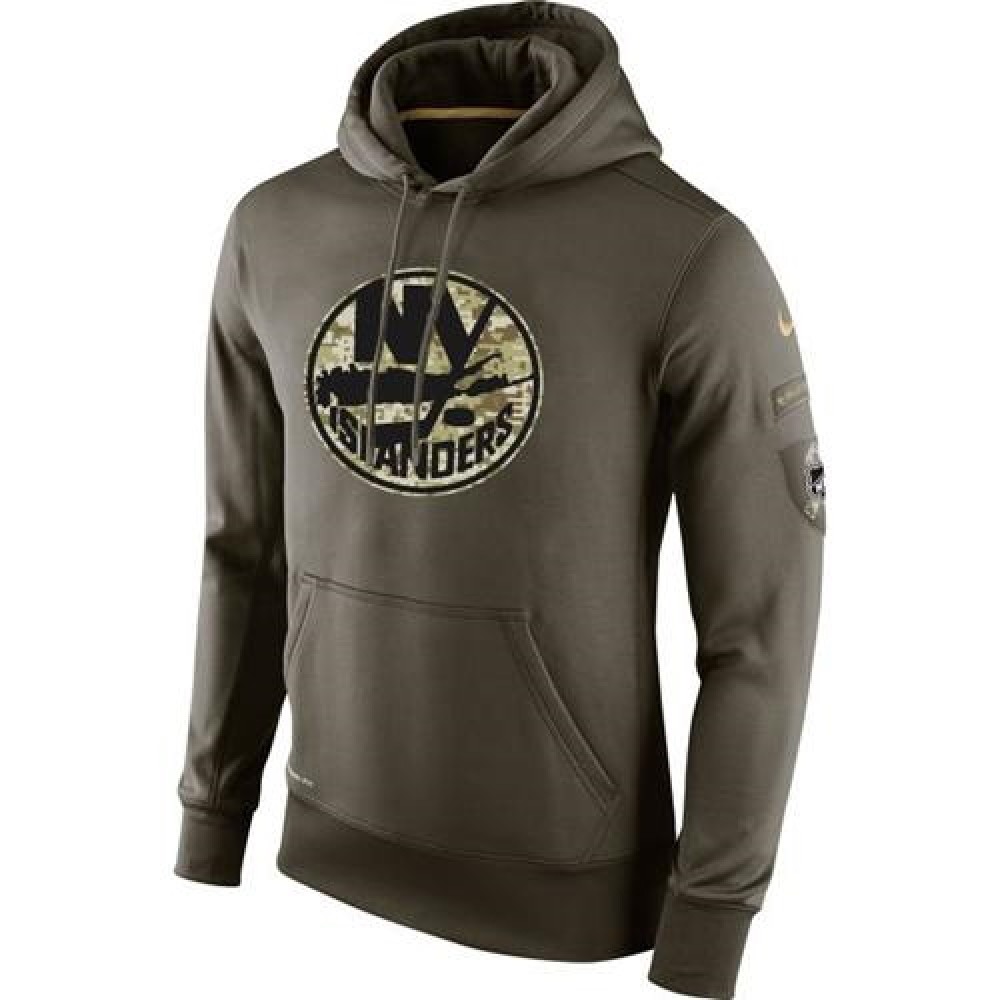 Men's New York Islanders Nike Salute To Service NHL Hoodie