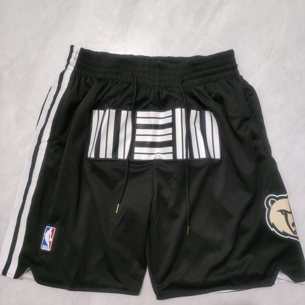 Memphis Grizzlies Black Shorts