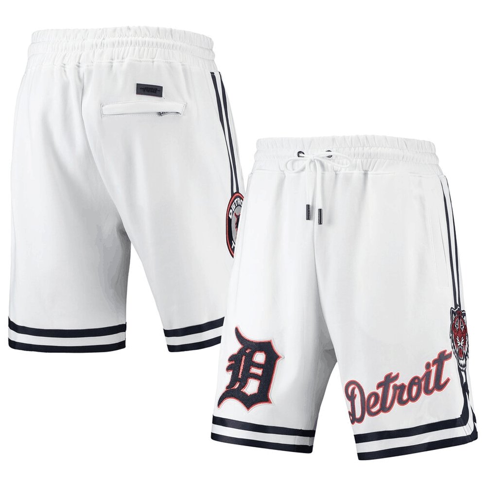 Detroit Tigers White Shorts