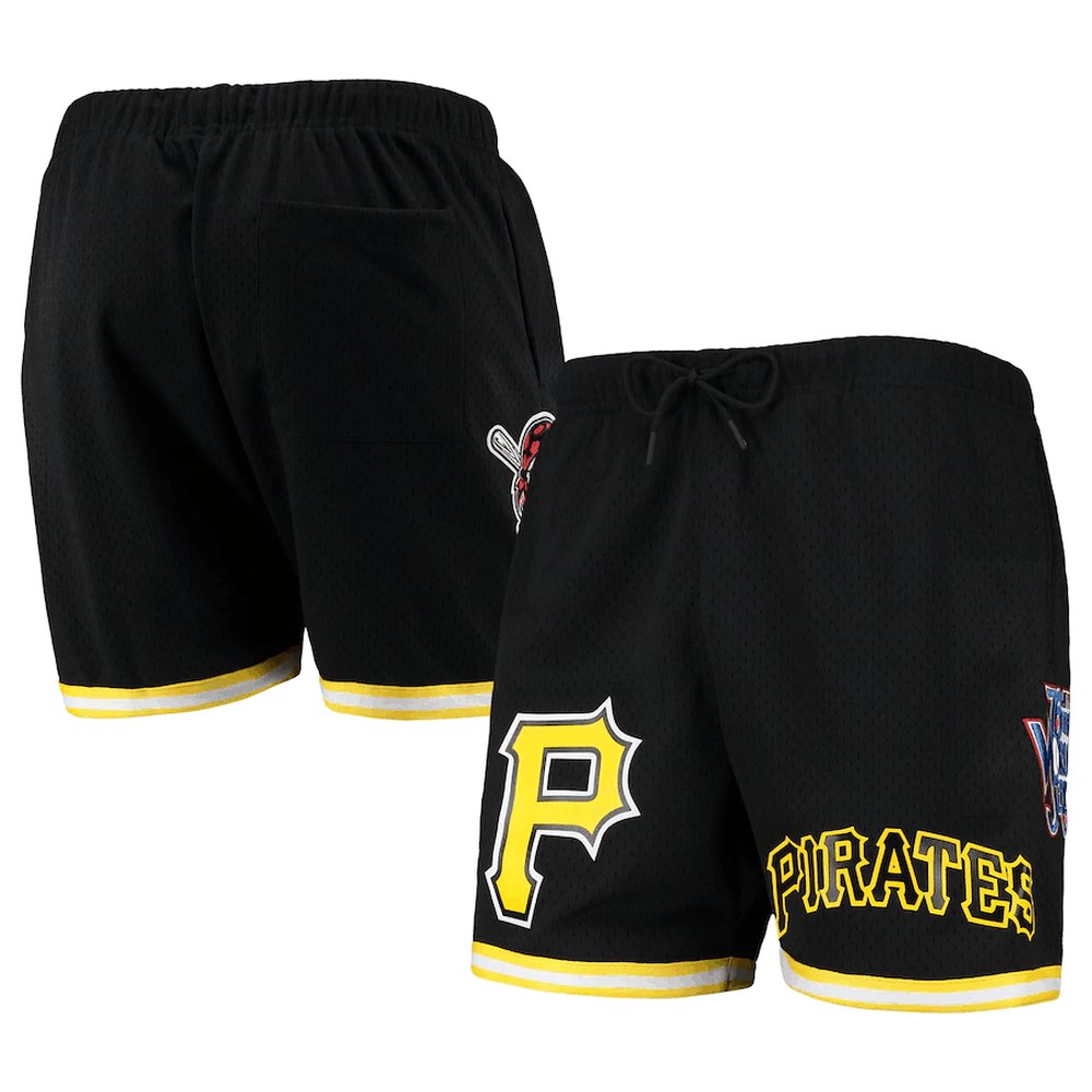Pittsburgh Pirates Black Shorts