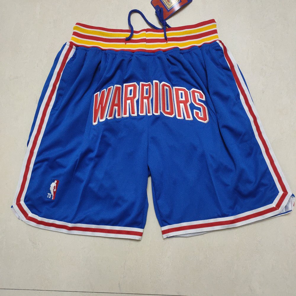Golden State Warriors Blue Shorts