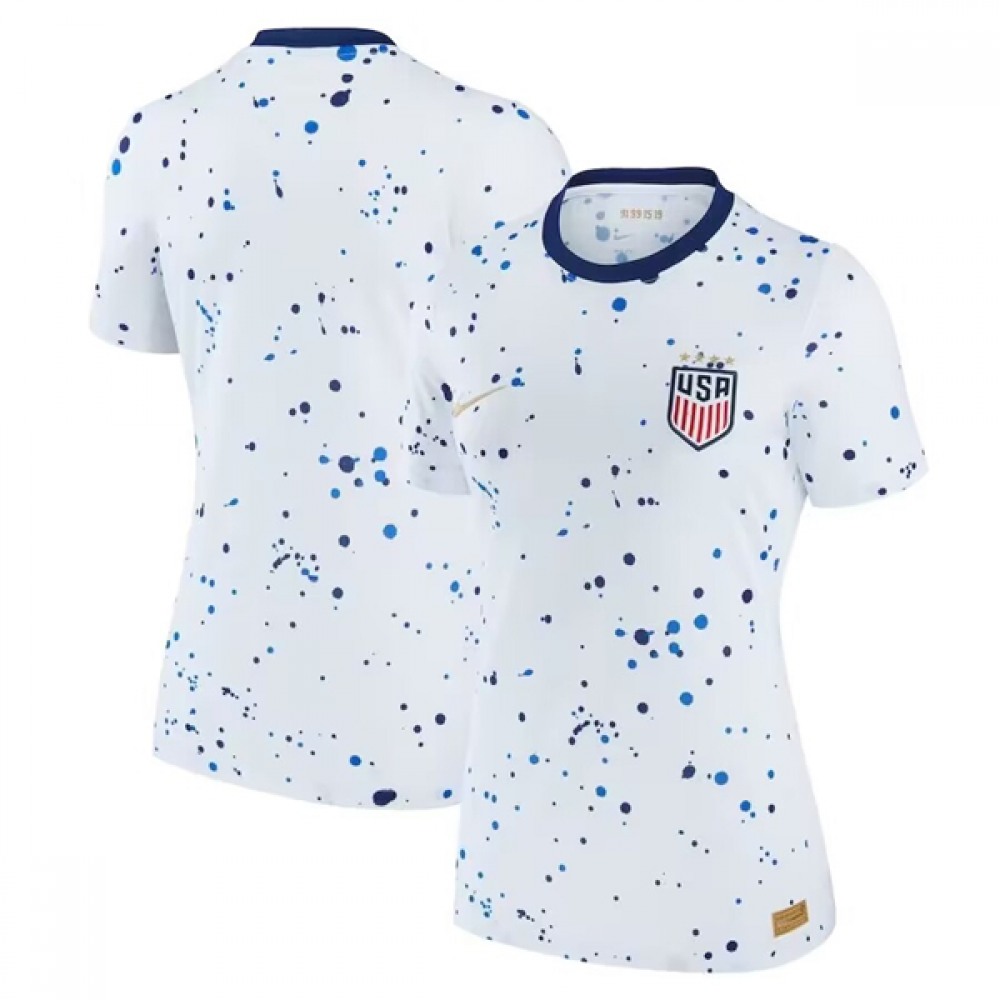 Women's USWNT Blank White 2023 Home Soccer Jersey