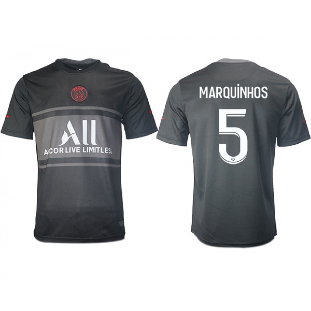 Men's Paris Saint-Germain #5 Marquinhos Soccer Home Jersey