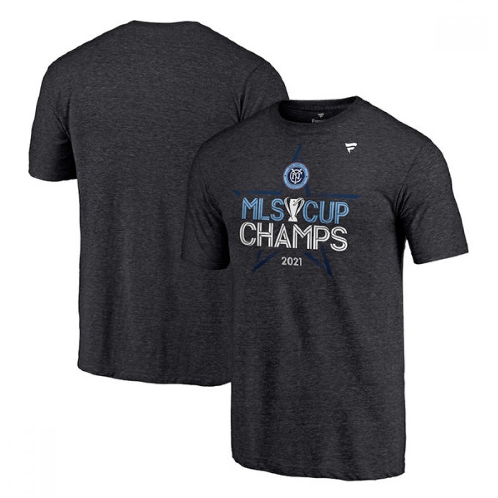 Men's New York City FC 2021 MLS Cup Champions Locker Room T-Shirt